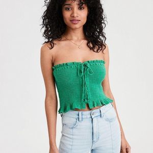 🌻3/$15 American eagle lace up crop top 🍀